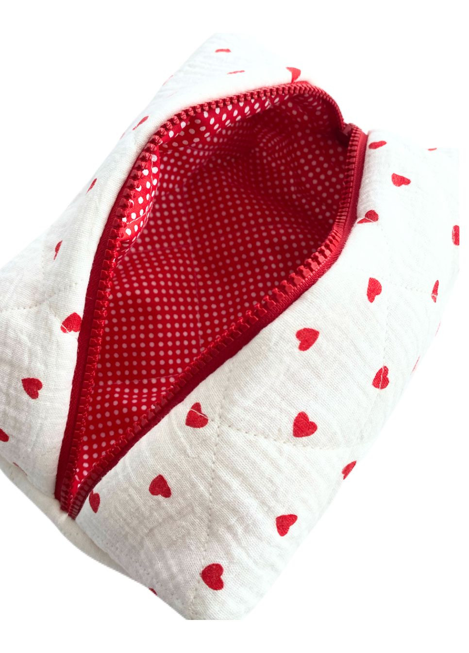 Косметичка муслиновая в сердечках Magic (330247665)