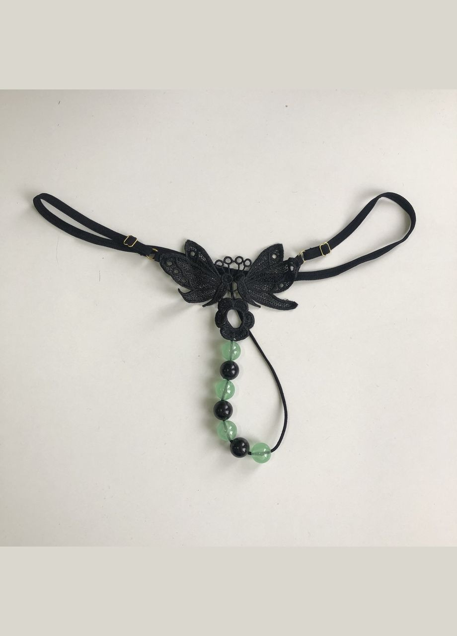 Жіночі трусики стрінги з намистинами світяться в темряві No Brand (319158931)