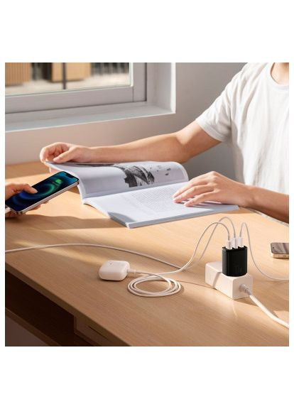 Зарядное устройство для Compact Charger 3U Black (CCXJ020101) Baseus Compact Charger 3U Black (369879768)