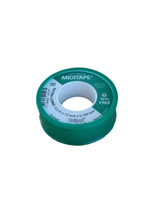 Фум стрічка Miditape 13,2М*0,1mm*12mm (UP0611) Unipak (346277172)