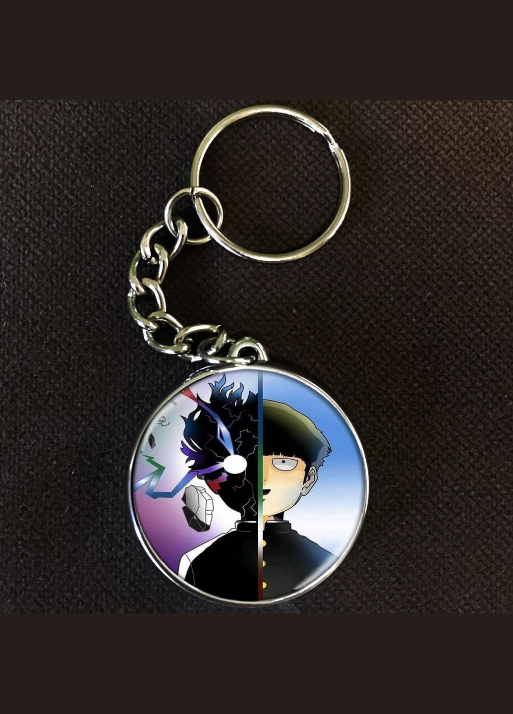 Брелок Аніме Моб Психо #004 silver No Brand (327220467)