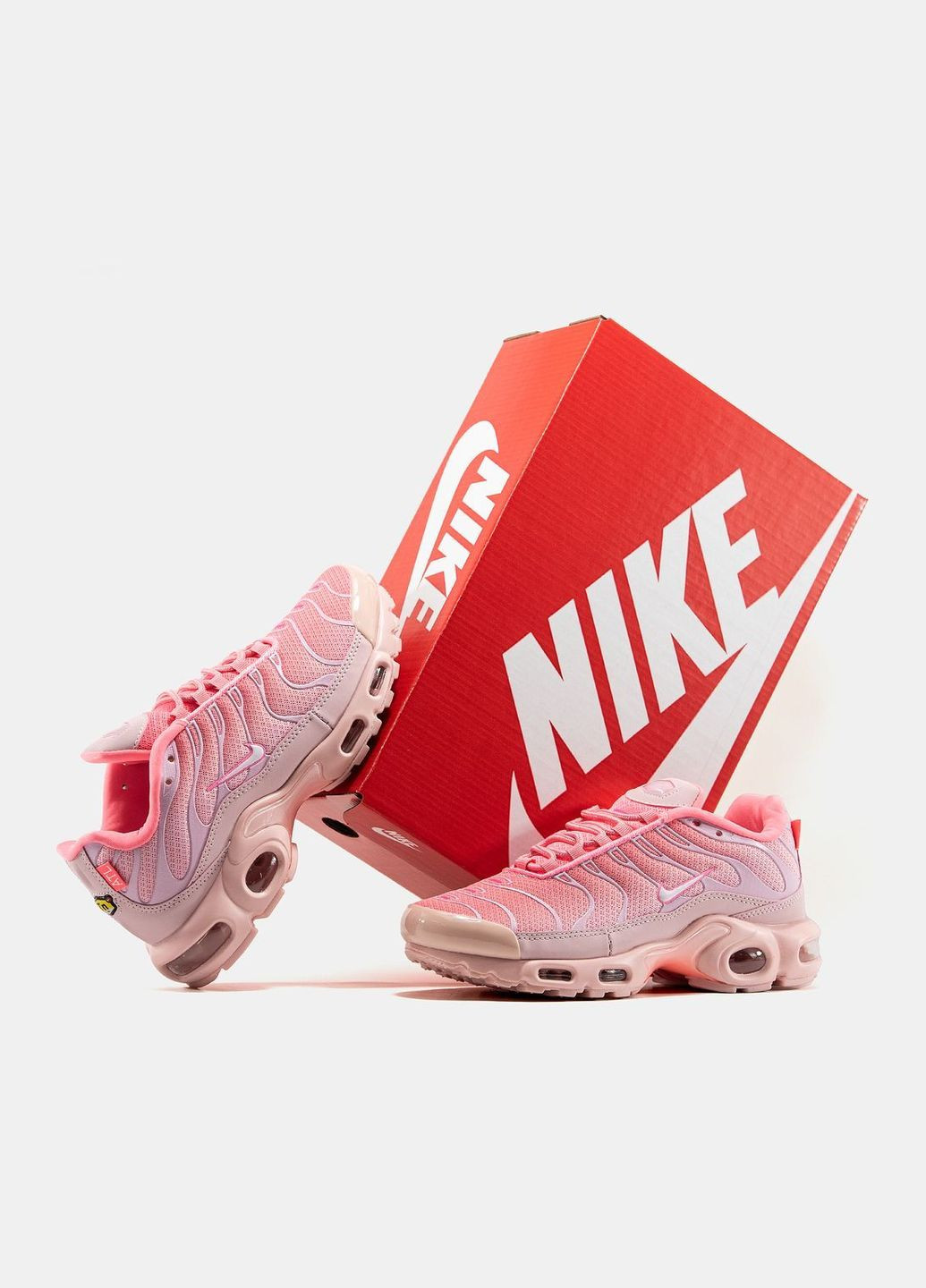 Кросівки жіночі Nike No Brand Air Max Tn Plus рожеві демісезони (325470693)