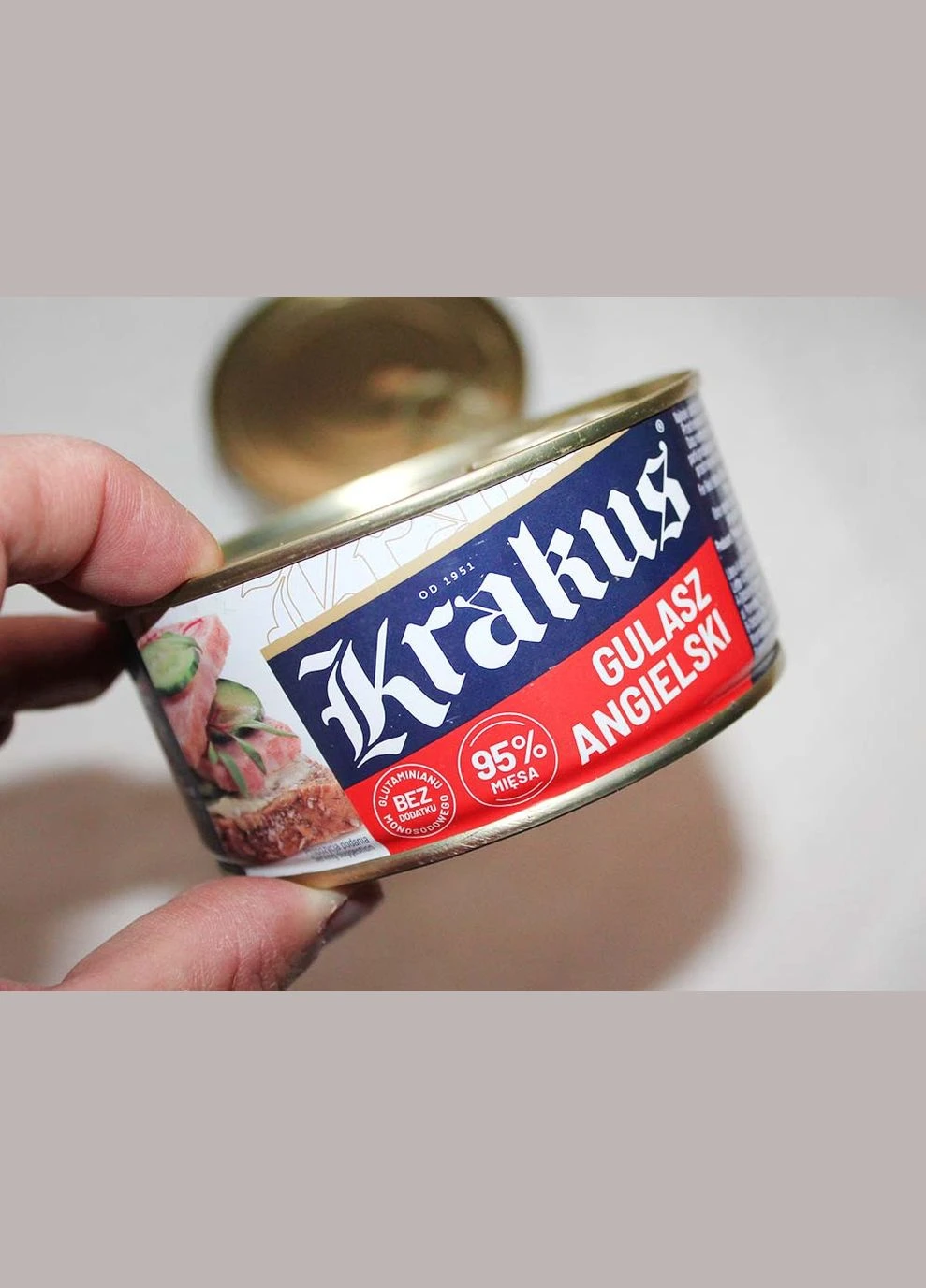 Гуляш Ангельский Krakus Gulasz Angielski 95% м'яса, 300 г (Польща) Kraina Wedlin (348059914)