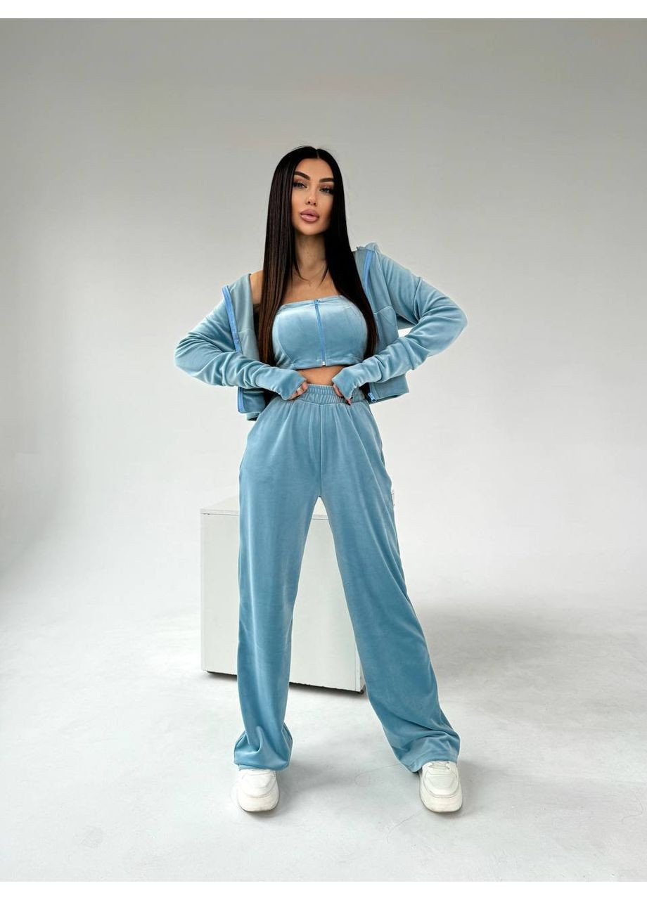 Велюровый костюм — замеры в описании. GD/GL Модний простір (358888729)