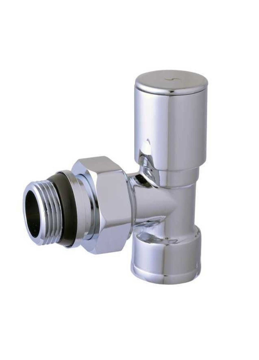 Кран вентильний кутовий з американкою 3/4″ CHROM 1855 з ущільнювачем Solomon (301219317)