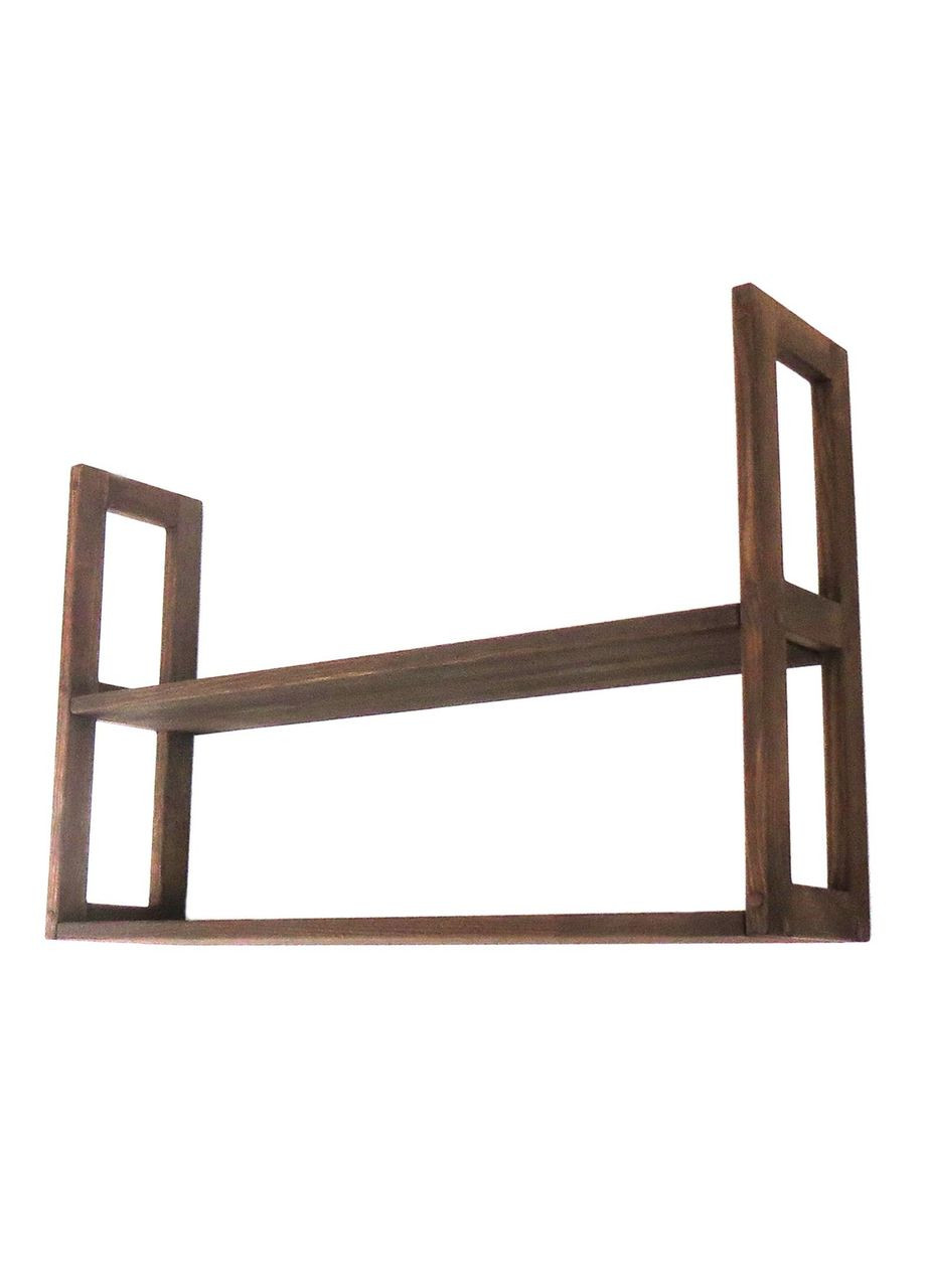 Настенная полка из дерева Аль-Бахар капучино (НСП-004509) No Brand (328082452)