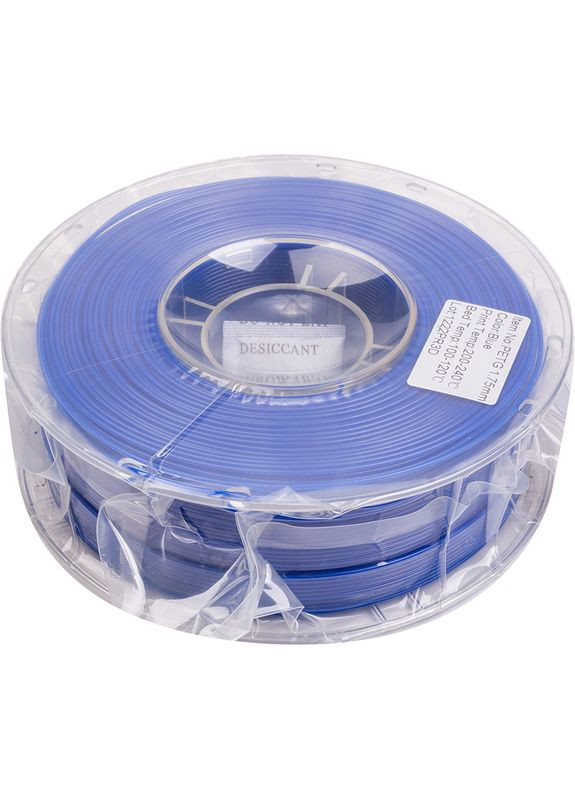 PETGпластик Filament для 3D-принтера 1.75 мм 1 кг, синий PowerPlant (315004143)