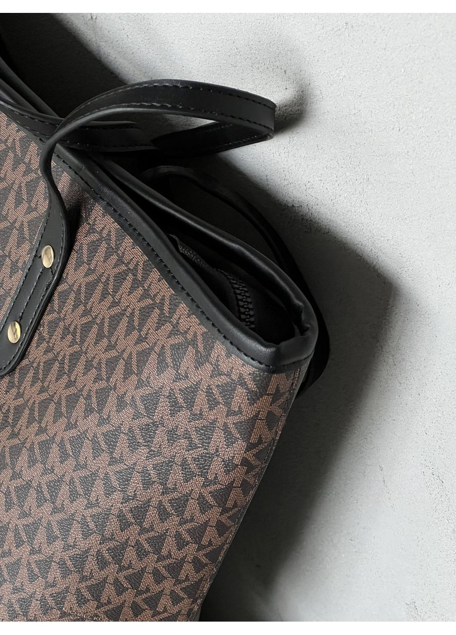 Сумка женская шопер + черные ручки на плечо шоппер No Brand (369935767)