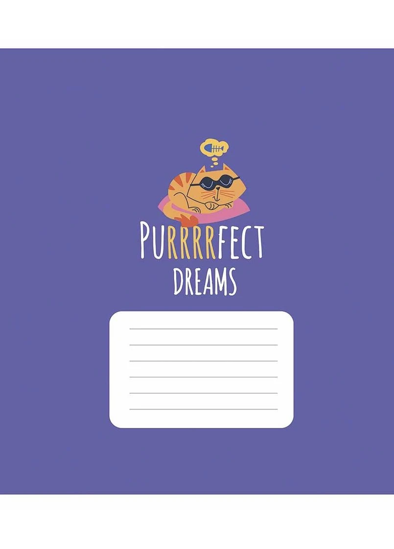 Тетрадь уч. " " 24л.# /3562K/ "Purrrfect cats" ВД-лак (нейт) (25/200) Упаковка 25 шт Школярик (392424053)