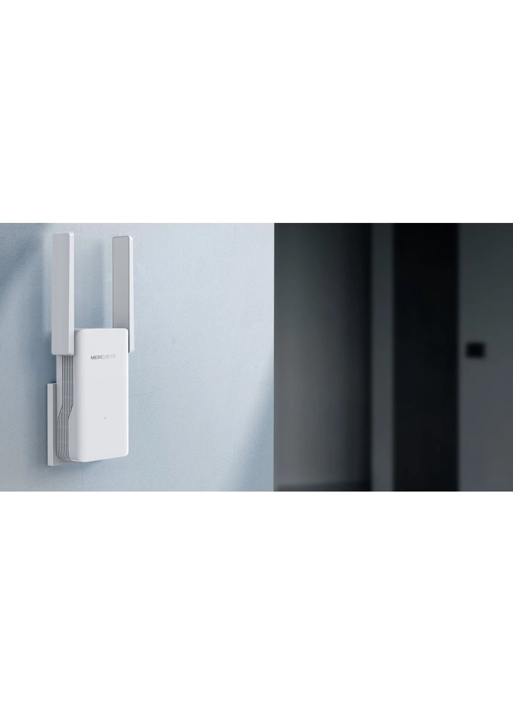 Расширитель покрытия WiFi ME70X AX1800, 1хGE LAN Mercusys (360394953)