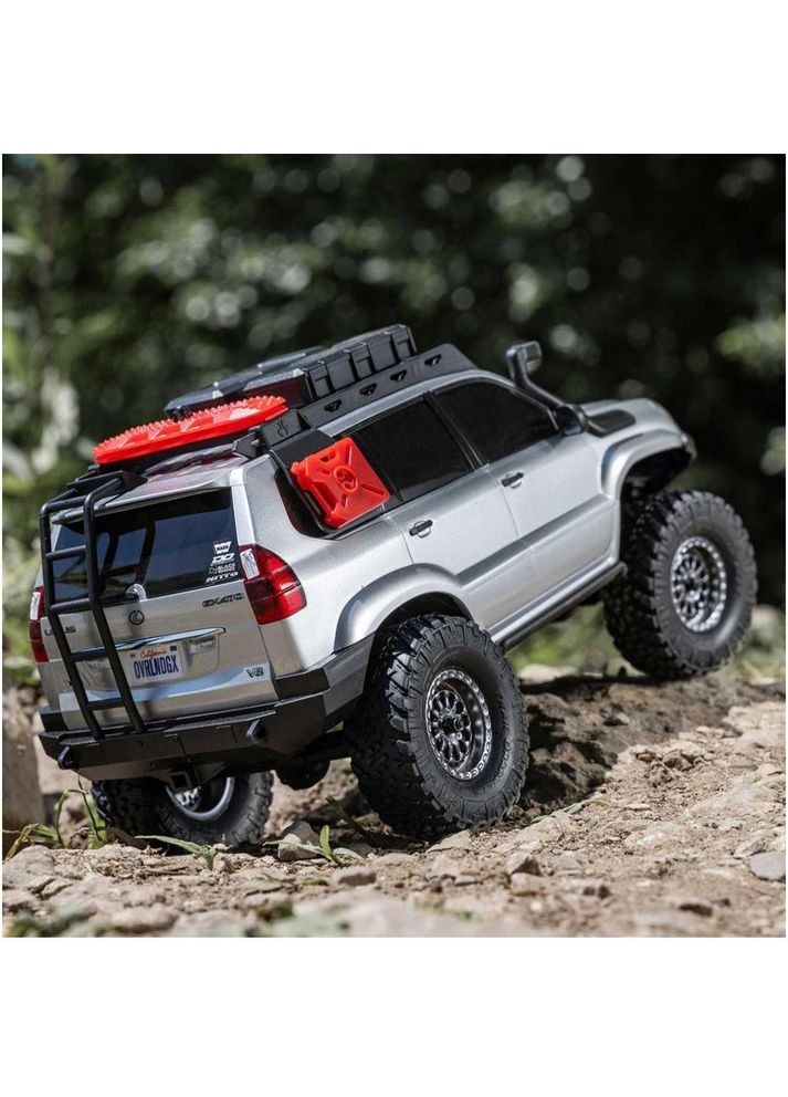 Радиоуправляемая машина SCX24 Lexus GX 470 1/24 4WD RTR Scale Mini Crawler (Silver) Axial (359404589)