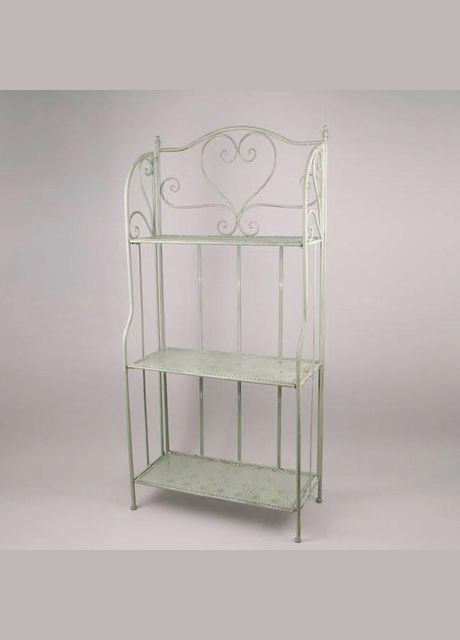 Этажерка металлическая оливковая 126 см. 39360 Flora (322415898)