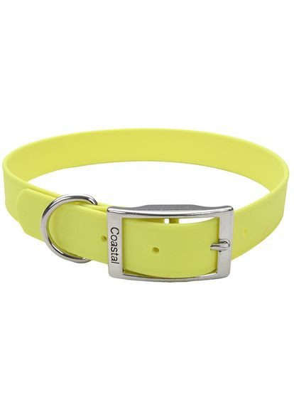 Биотановый ошейник для собак Fashion Waterproof Dog Collar желтый см. 25x61 см(76484491252) Coastal (279572390)
