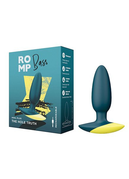 Анальная пробка с вибрацией Bass Romp (306440438)