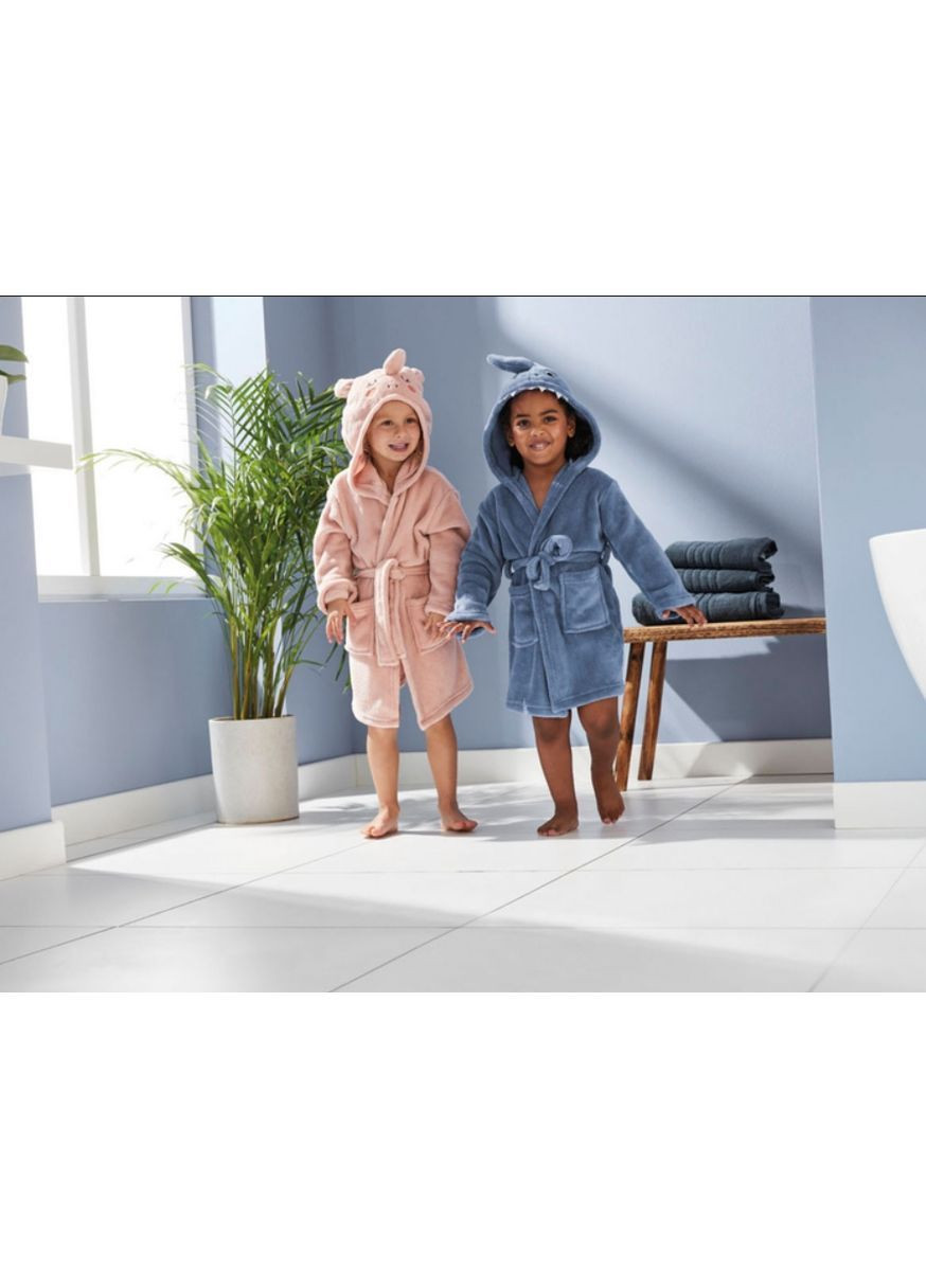 Халат з мікрофібри для дівчинки 412770 110-116 см (4-6 років) світло рожевий Livarno home (366038340)