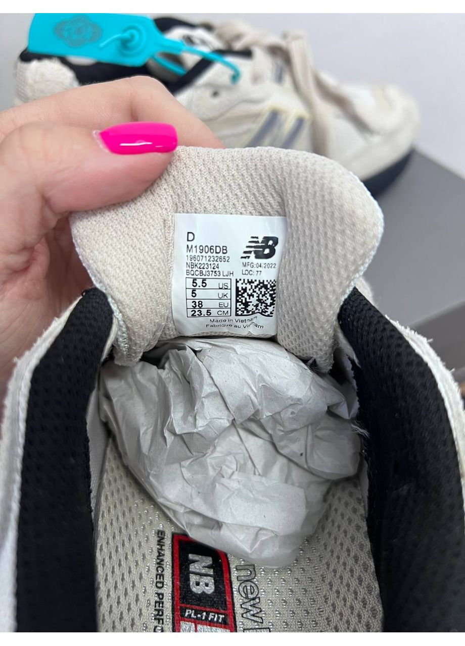 КРОСІВКИ ЖІНОЧІ NEW BALANCE 1906D PROTECTION PACK WHITE НЬЮ БЕЛАНС 1906D No Brand білі демісезони (367170096)