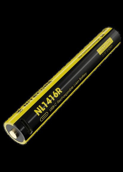 Аккумулятор 14500 с USB-C зарядкой NL1416R 1600mAh 3.7V для фонаря MT2A Pro Nitecore (336381067)