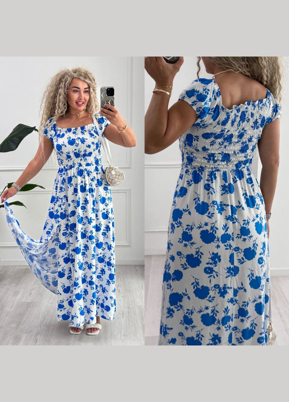 Білий повсякденний, кежуал жіноча сукня Style Point з квітковим принтом