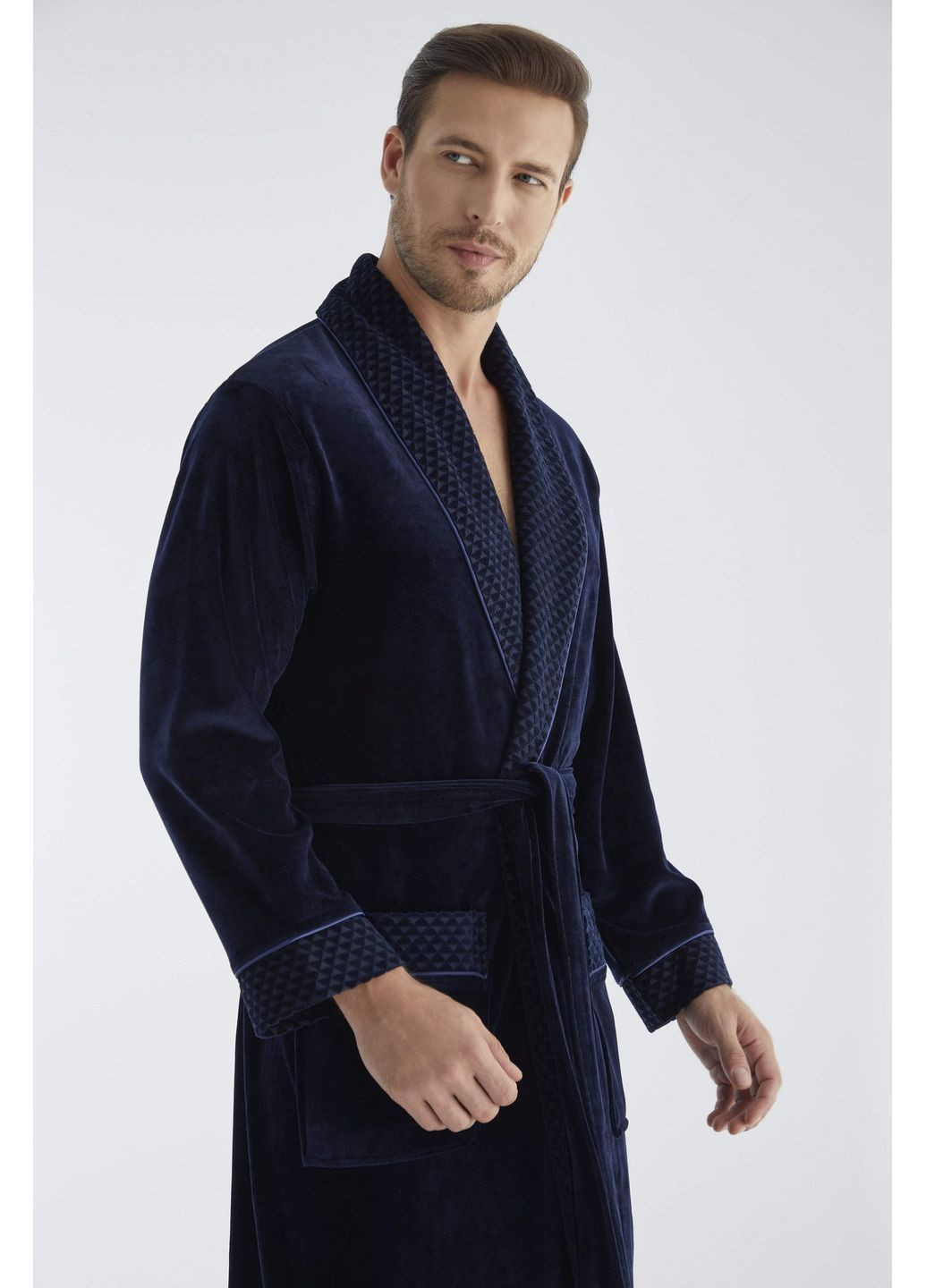 Чоловічий велюровий халат Nusa (364100389)