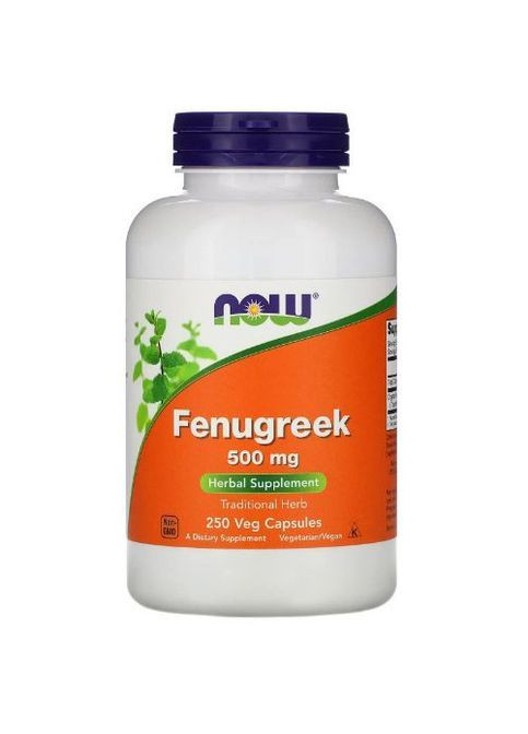 Fenugreek 500 mg 250 Veg Caps Now Foods (362419006)