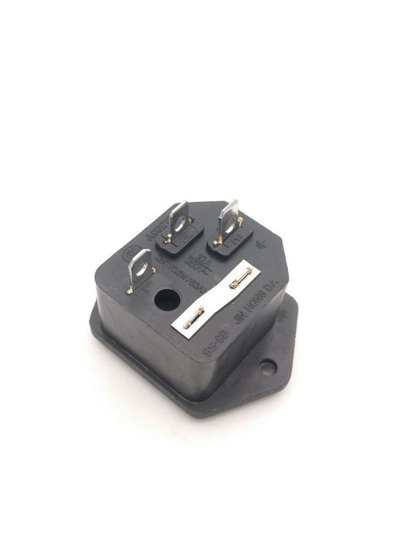 Роз'єм IEC(C14) конектор /M панельний VDE з запобіжником Lucom (370888232)