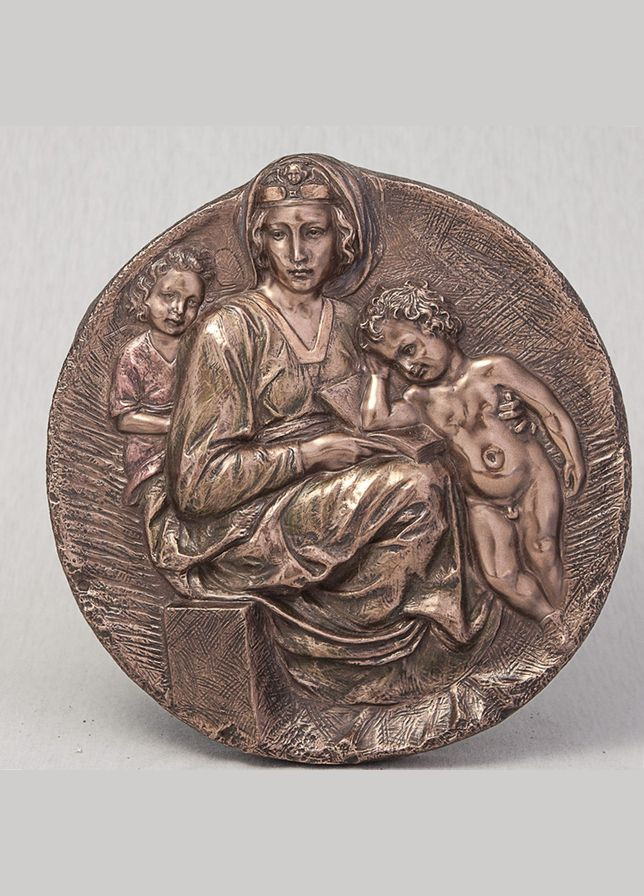 Икона панно с креплением на стену Мария с Иисусом 22 см 75383 Veronese (346528349)