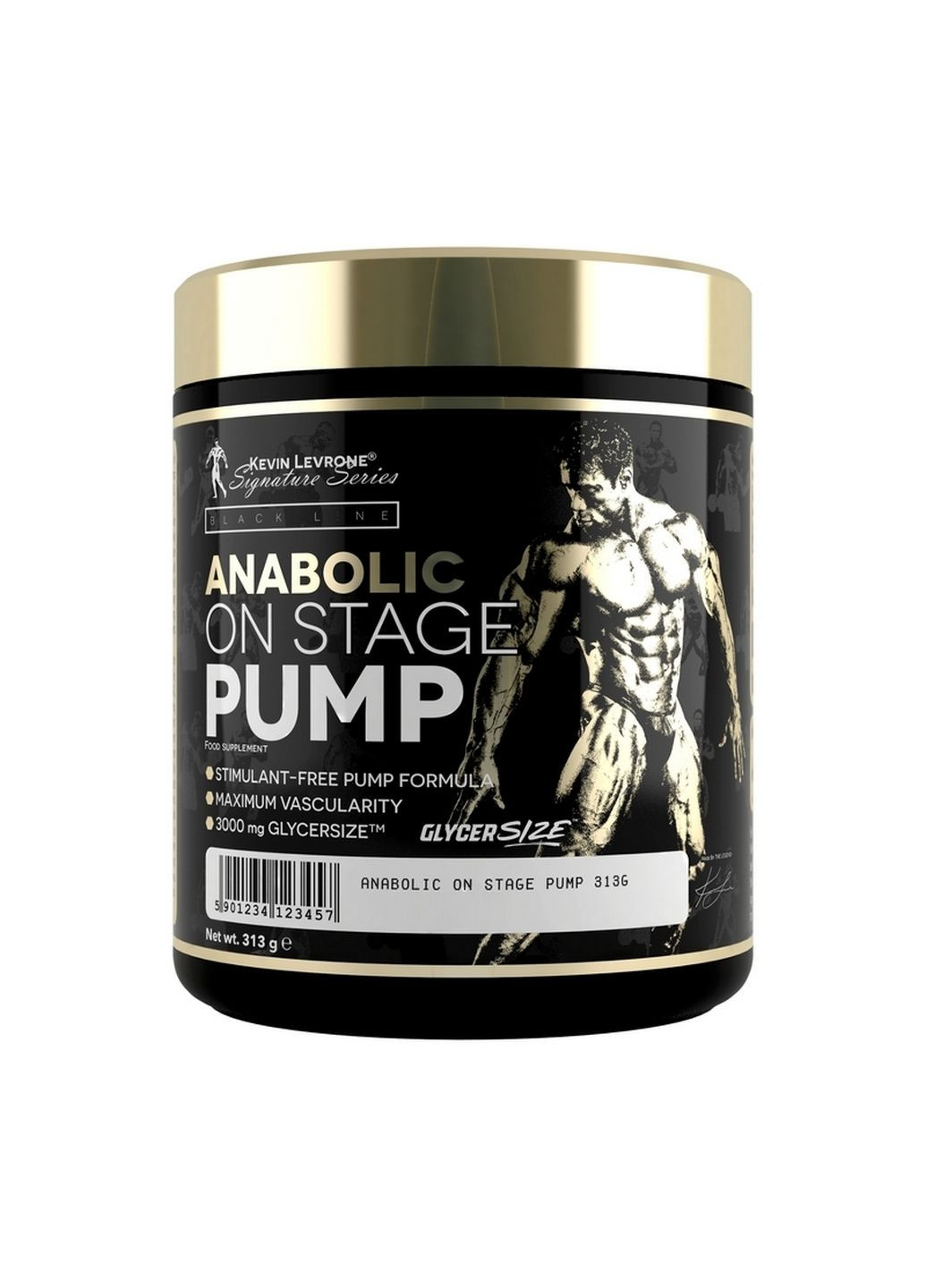 Предтренировочный комплекс Anabolic On Stage Pump, 313 грамм Манго-лимон Kevin Levrone (293341707)