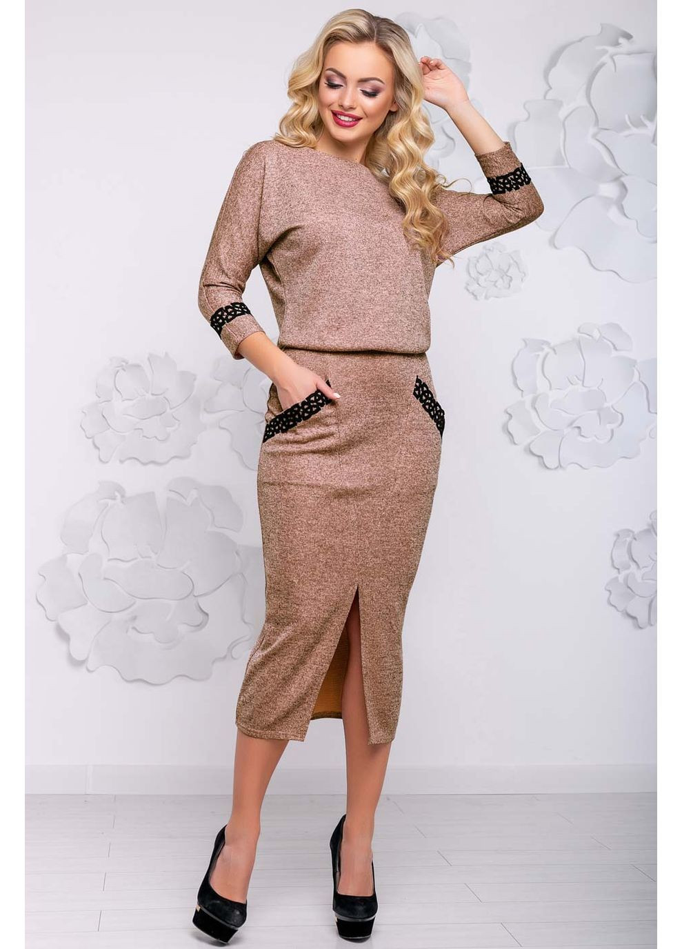 Персикова сукня 1050.2933 Seventeen