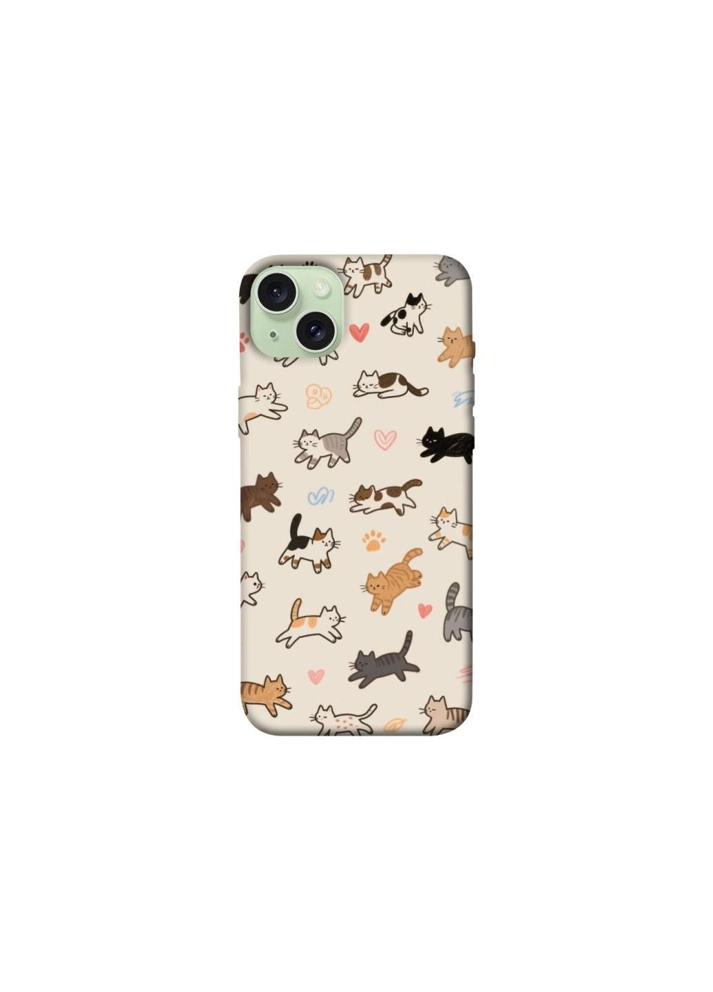 Чехол на Apple iPhone 15 Plus (6.7") Cat style ver.2 Frontalka (361096389)