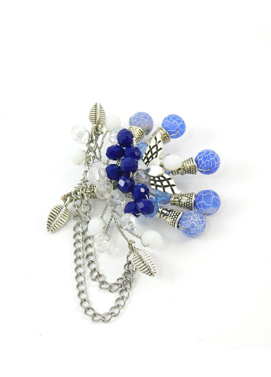 Брошь "Морозное утро" Агат, чешское стекло Fursa fashion (325628316)