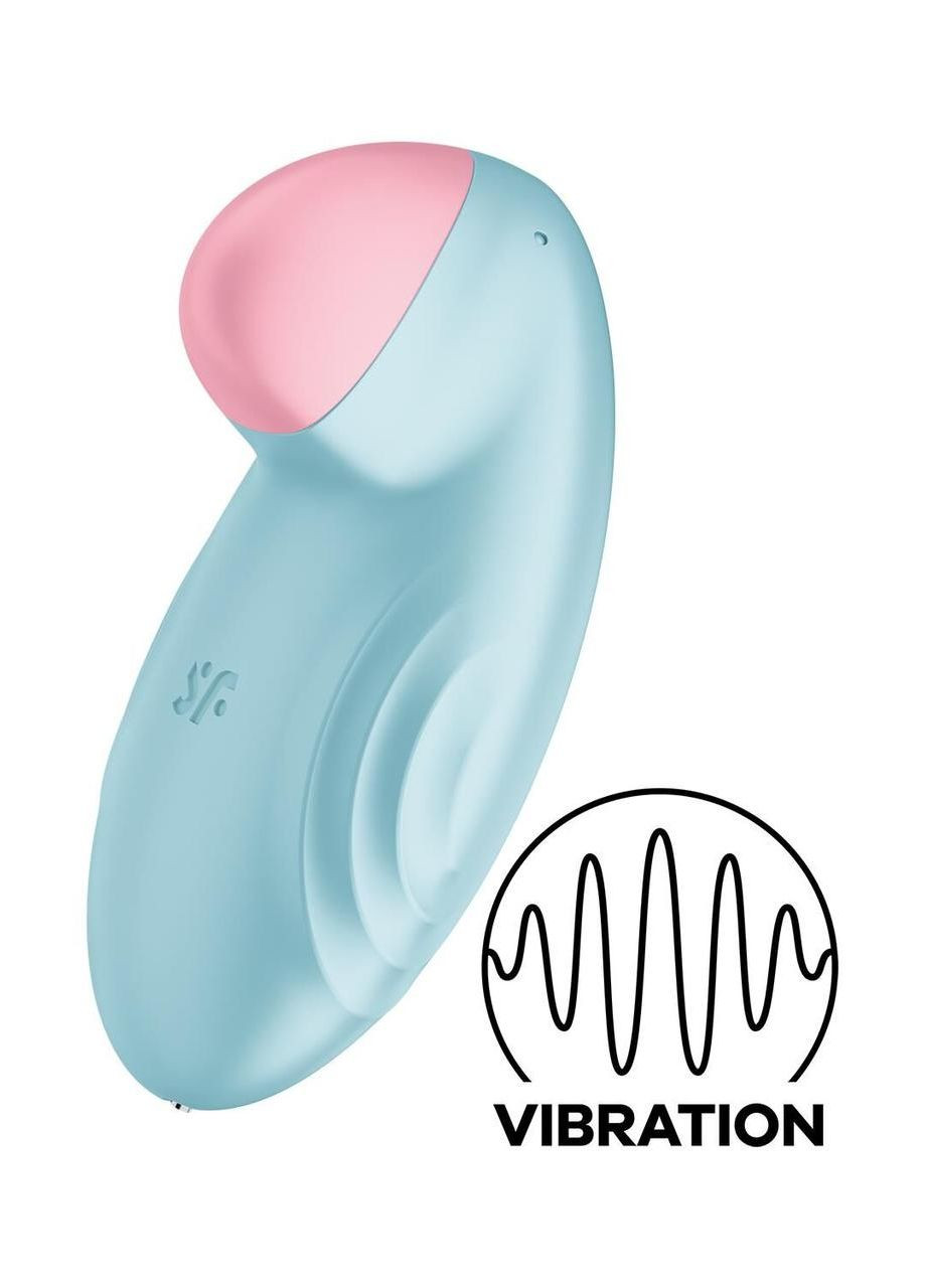 Смарт-вибратор для клитора Tropical Tip, Голубой Satisfyer (371388906)