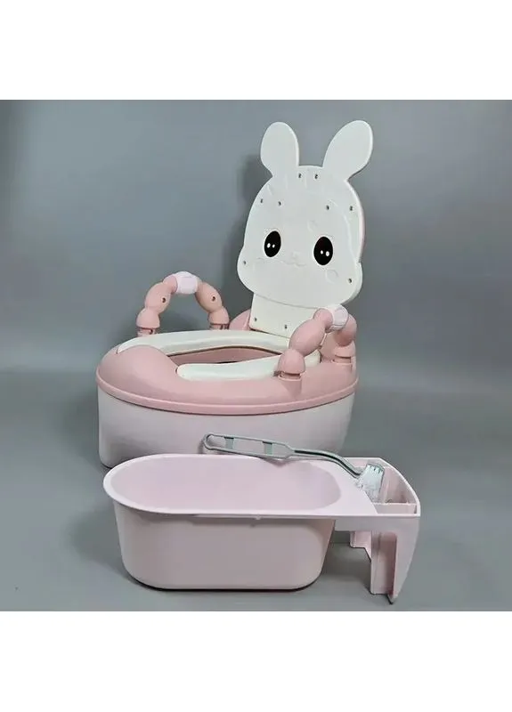 Дитячий горщик-унітаз, 2140-62 горщик з знімним лотком Зайчення Bimbo (392127035)