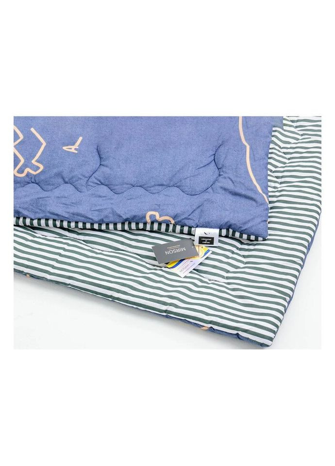 Ковдра антиалергенна з Tencel (Modal) Зима №4106 Сolor Fun Line Whales 140х205 (2200004875101) Mirson (315027077)