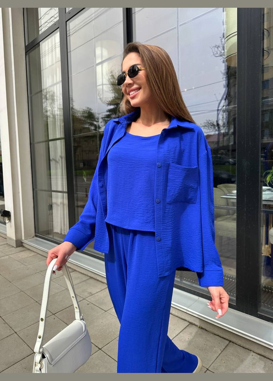 Костюм трійка з штанами, сорочкою та майкою Adelante (335813476)