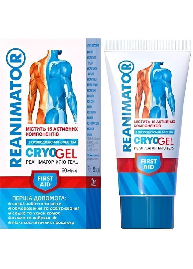 Кріо-гель Reanimator з охолоджувальним ефектом 50 мл ФітоБіоТехнології 659272 (361855695)