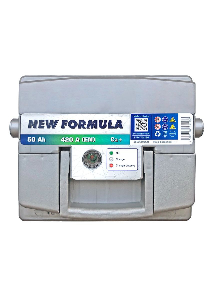 Автомобильный аккумулятор ISTA - 6СТ-50Ah АзЕ 420А (EN) 5502204209 New Formula (350921054)