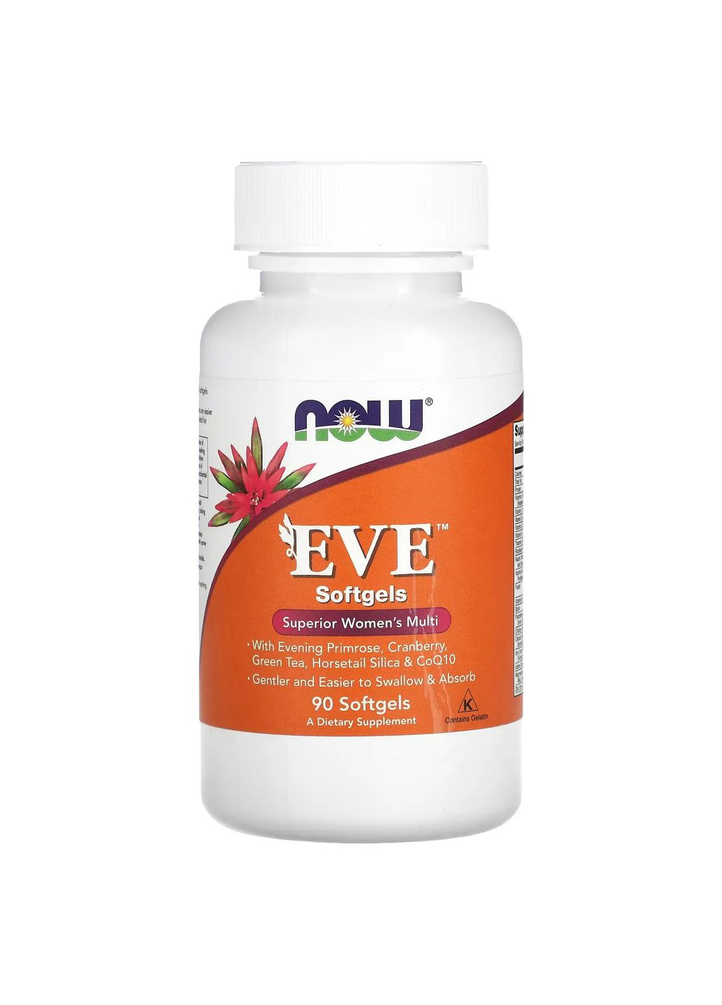 Вітаміни для жінок Єва (Eve Softgels), 90 капсул Now Foods (299899396)