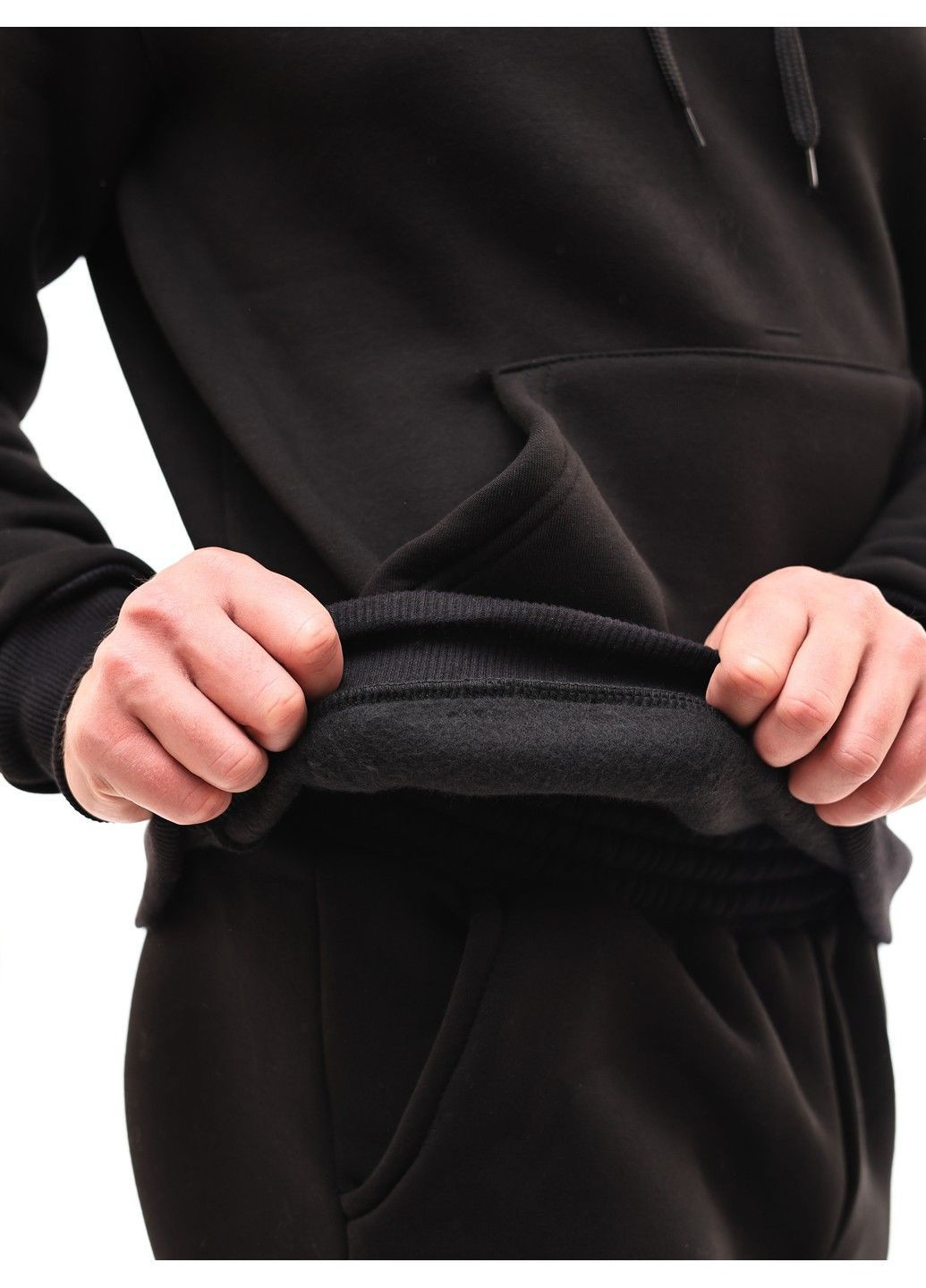 Чорний костюм спортивний чоловічий No Brand