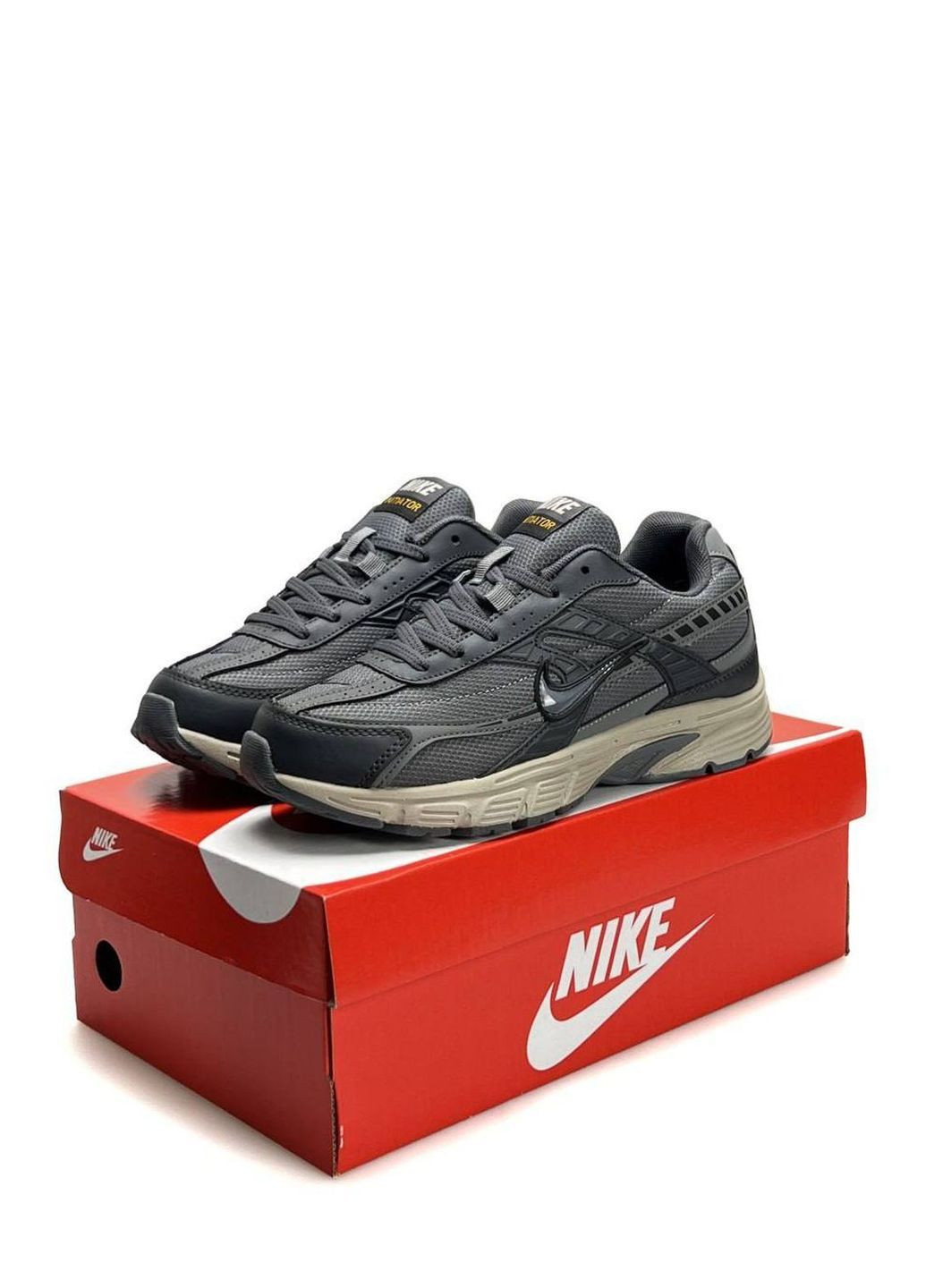 Сірі всесезонні кросівки nike No Brand Initiator GTX Grey Beige