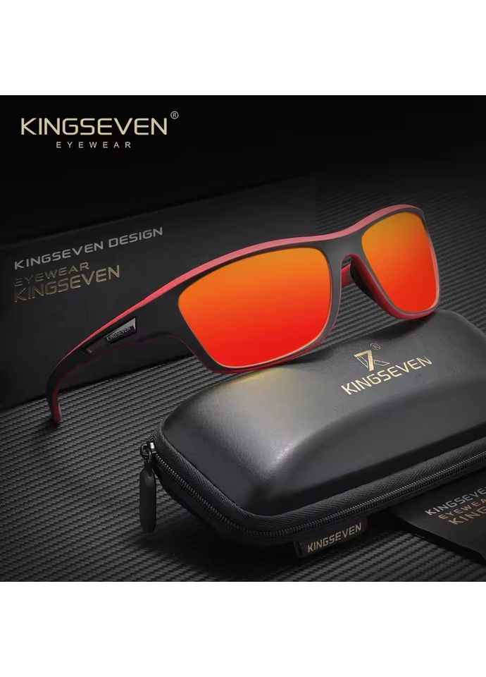 Чоловічі поляризаційні сонцезахисні окуляри 769 Red KINGSEVEN (359397210)