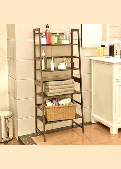 Етажерка для ванної з дерева Оландет капучино (ВЖТ-013209) No Brand (328210799)