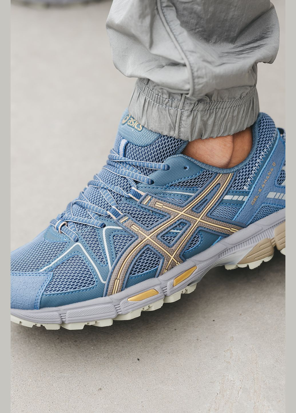 Кроссовки женские и мужские Asics Gel-Kahana 8 blue | Асикс Гель-Кахана 8 синие No Brand синие всесезоны (315155222)