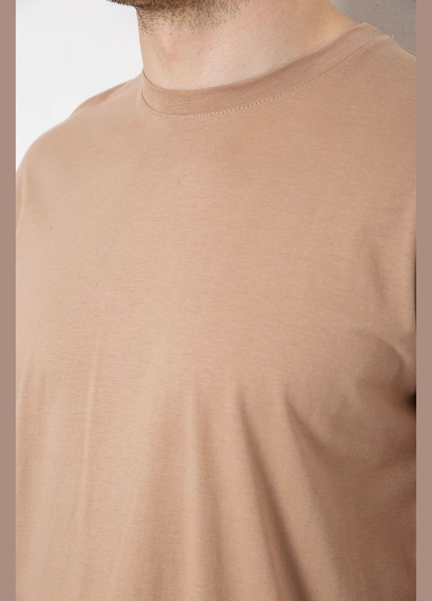 Бежевая футболка мужская базовая, Andi