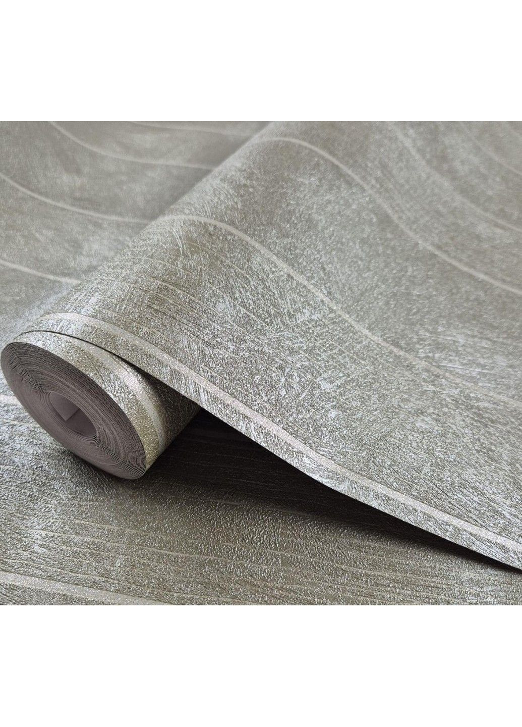 Обои виниловые на флизелине 0.53 × 10.05 м 56845, оливковые для спальни, гостиной, коридора MARBURG (368895602)