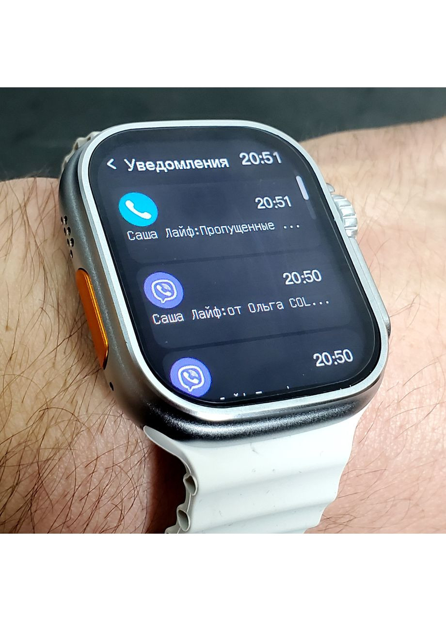 Смартчасы Smart watch series 8 M8 Pro Ultra 49 мм серый XO (353497749)