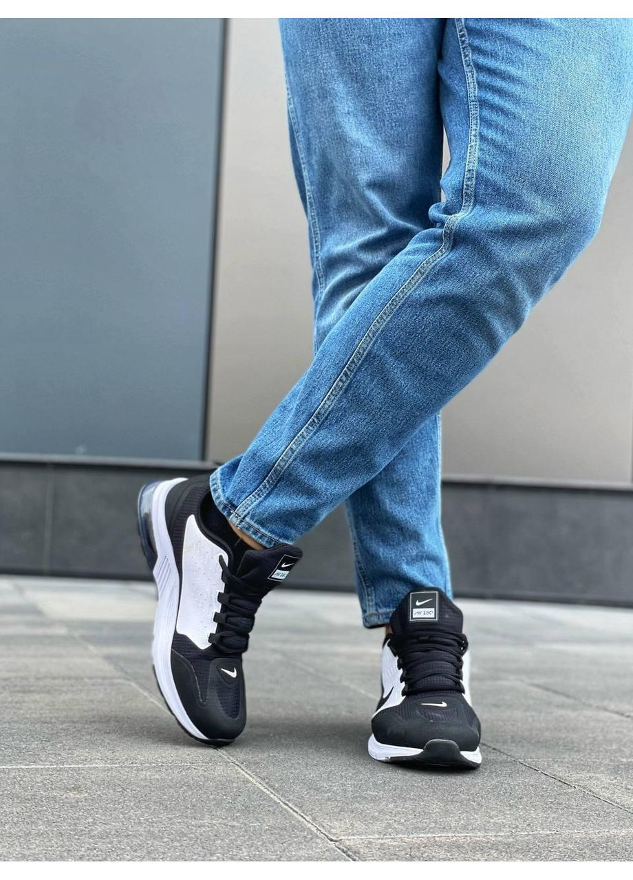 КРОССОВКИ ЖЕНСКИЕ NIKE AIR MAX 280 BLACK WHITE НАЙК No Brand чёрные демисезоны (367168764)