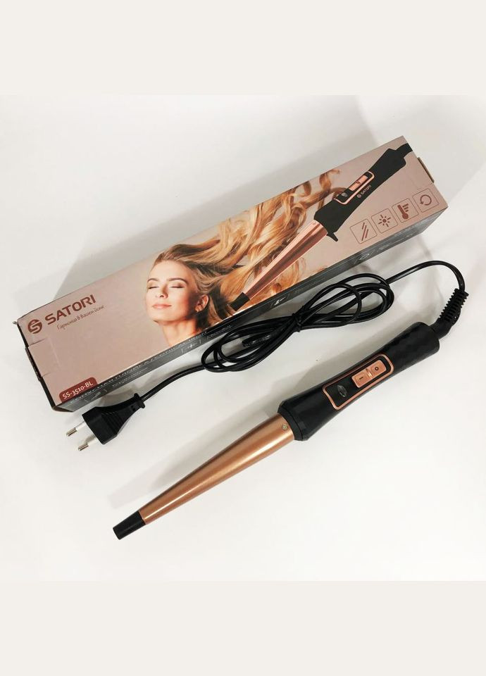 Щипці-плойка SS-3510-BL, Прилад для завивки волосся, Маленька плойка, Стайлер для завивки Satori (364665093)