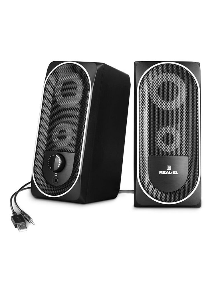 Акустична система S-110 USB Black Real-El (372618757)