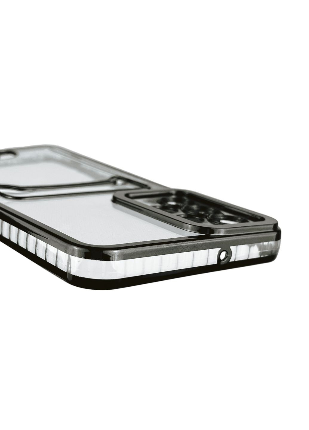 Чехол для Galaxy A32 4G (SM-A325F) с чёрной окантовкой с карманом для карт на самсунг а32 чёрный Samsung (366021954)