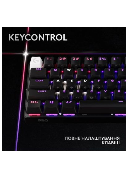 Клавиатура G Pro X 60 Lightspeed GX Tactile Wireless/Bluetooth UA Black (920-011911) Logitech G Pro X 60 Lightspeed GX Tactile Wireless/Bluetoot (366159461)